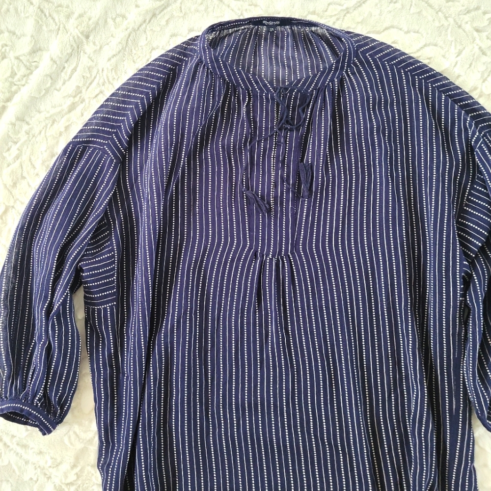 Madewell Striped Blouse